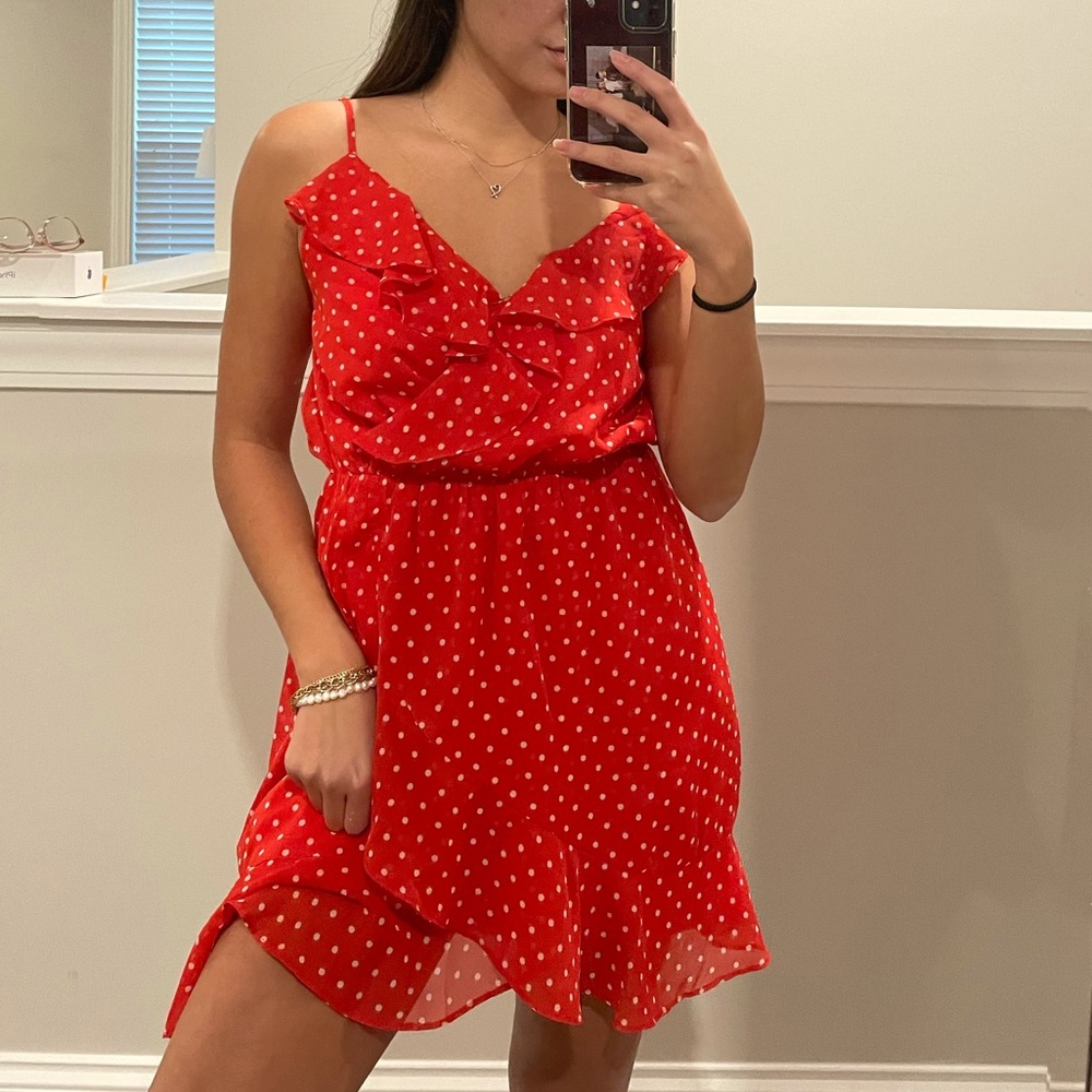 Red dress
